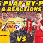 Los Angeles Lakers vs Houston Rockets | Live Play-By-Play & Reactions