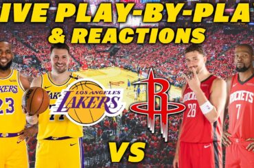 Los Angeles Lakers vs Houston Rockets | Live Play-By-Play & Reactions