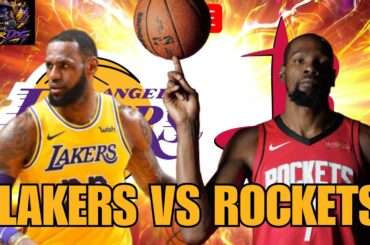 🏀 NBA 🏀 Los Angeles Lakers vs Houston Rockets LIVE Play by Play & Reaction *LIVE SCOREBOARD*