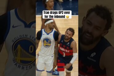 Gary Payton II won’t leave Trae’s side 😂