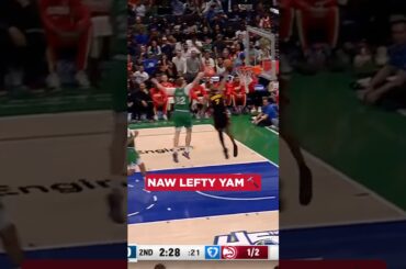 Nickeil with authority ‼️ #nba #hawks #nickeilalexanderwalker #dunk