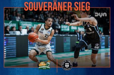 Highlights: VET-CONCEPT Gladiators Trier - Veolia Towers Hamburg | easyCredit BBL | Dyn Basketball