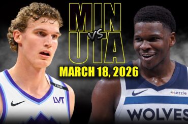 Minnesota Timberwolves vs Utah Jazz Full Game Highlights – March 18, 2026 | NBA Season