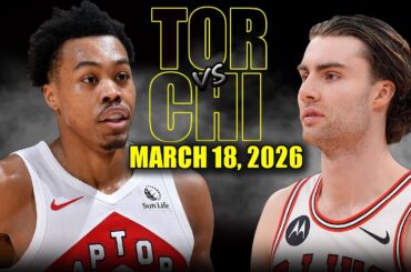 Toronto Raptors vs Chicago Bulls Full Game Highlights – March 18, 2026 | NBA Season