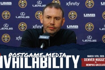 Denver Nuggets Head Coach Adelman Postgame Media vs. MEM  🎙️