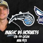 Orlando Magic vs Charlotte Hornets 3/19/26 NBA Free Picks & Prediction | NBA Betting Tips