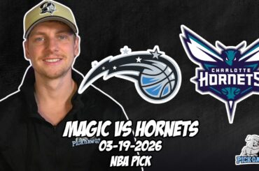 Orlando Magic vs Charlotte Hornets 3/19/26 NBA Free Picks & Prediction | NBA Betting Tips
