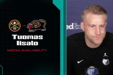 Tuomas Iisalo Press Conference | Grizzlies vs. Nuggets