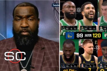 ESPN reacts to Golden State Warriors crushed by Celtics as Kristaps Porzingis returns to Boston