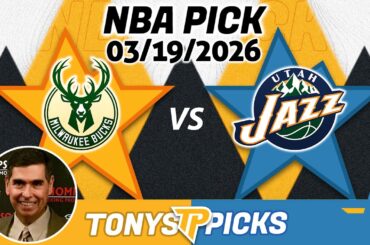 Milwaukee Bucks vs Utah Jazz Pick 3/19/26 NBA Pick Prediction