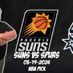 Phoenix Suns vs San Antonio Spurs 3/19/26 NBA Free Picks & Prediction | NBA Betting Tips
