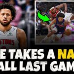 Reacting To Cade Cunningham's Injury Vs Washington Wizards