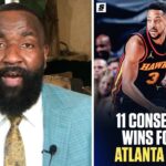 ESPN on Atlanta Hawks take down Dallas Mavericks for NBA-leading 11th straight win; McCollum 24 Pts