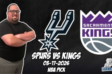 San Antonio Spurs vs Sacramento Kings 3/17/26 NBA Free Picks & Prediction | NBA Betting Tips