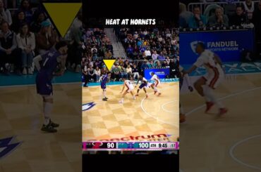 How Did LaMelo Make This Shot? 😳 Heat at Hornets #nba #shorts