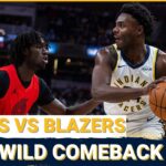 How the Indiana Pacers nearly pulled off an insane comeback in loss vs Blazers, Peter + Slawson lead
