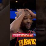 How did JK do this????!!!! #hawks #nba #jonathankuminga #trickshots