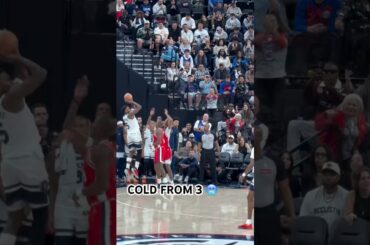 Anthony Edwards Hits a Cold Three vs Clippers 🎯🔥 #viral #nba