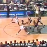 Saunas Marciulionis vs. THE GOLDEN STATE WARRIORS IN 1995.  #shorts #
