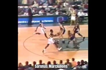 Saunas Marciulionis vs. THE GOLDEN STATE WARRIORS IN 1995.  #shorts #