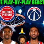Detroit Pistons vs Washington Wizards NBA Play-By-Play Reaction 3/19/26 LIVE
