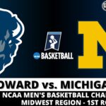 HOWARD VS MICHIGAN LIVE 🏀 NCAAM Basketball Game Score Radio Play-by-Play
