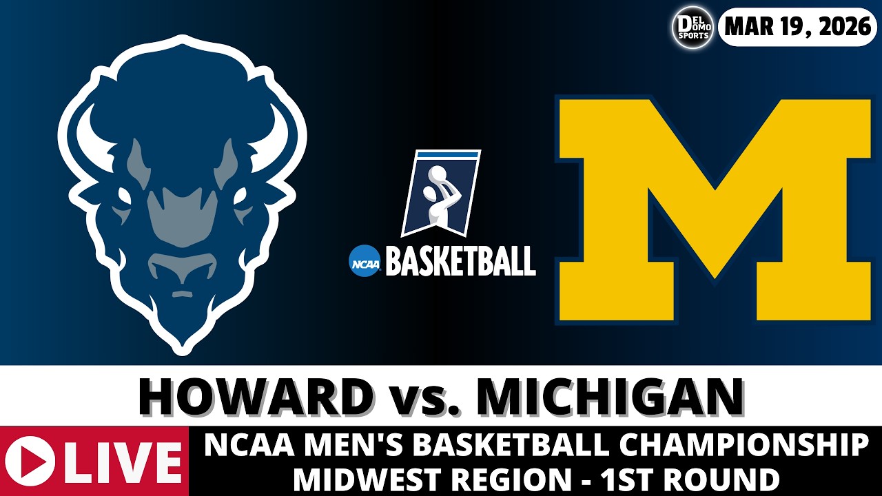HOWARD VS MICHIGAN LIVE 🏀 NCAAM Basketball Game Score Radio Play-by-Play