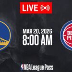 NBA LIVE! Golden State Warriors vs Detroit Pistons | March 20, 2026 | NBA Today NBA 2K26 Gameplay