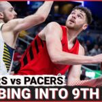 Donovan Clingan, Deni Avdija Power Portland Trail Blazers Past Pacers and into 9th in the West