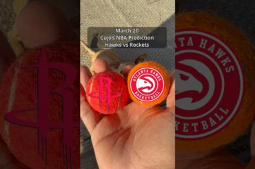 Cujo’s NBA Picks | Atlanta Hawks vs Houston Rockets 🏀 03-20-2026 #CujoCatches