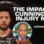 Stephen A. reacts to Cade Cunningham being diagnosed with a collapsed lung | First Take