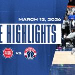 Win No. 50 Secured | Detroit Pistons vs. Washington Wizards | GAME HIGHLIGHTS | 3.19.2026