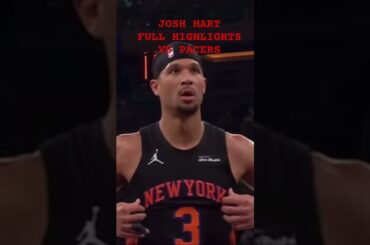 JOSH HART FULL HIGHLIGHTS vs PACERS 3-17-2026