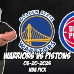 Golden State Warriors vs Detroit Pistons 3/20/26 NBA Free Picks & Prediction | NBA Betting Tips