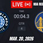NBA LIVE! Golden State Warriors vs Orlando Magic | March 20, 2026 Warriors vs Magic | 2K26