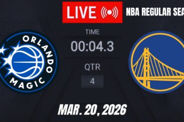 NBA LIVE! Golden State Warriors vs Orlando Magic | March 20, 2026 Warriors vs Magic | 2K26