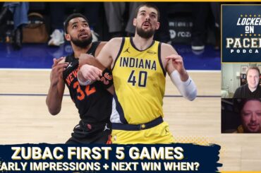 What has Ivica Zubac shown in first 5 games with Indiana Pacers, good and bad? + Slawson, NCAA, wins