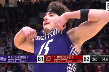 Wisconsin vs. High Point - Final 2 Minutes | March Madness 2026