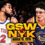 Golden State Warriors vs New York Knicks Full Game Highlights | Mar 15, 2026 | FreeDawkins