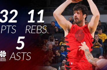 Deni Avdija 32 pts 11 rebs 5 asts vs Pacers 25/26 season