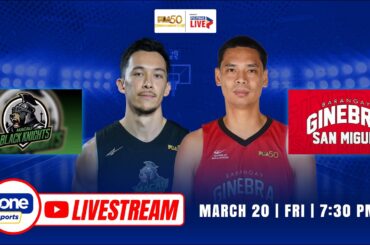 LIVE: MACAU vs BRGY GINEBRA | PBA 50 COMMISSIONER’S CUP | MAR 20, 2026
