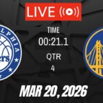 NBA LIVE! Golden State Warriors vs Philadelphia 76ers I March 20, 2026 Warriors vs Sixers Live 2K