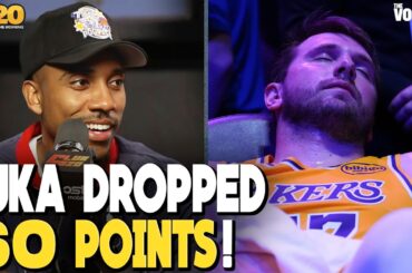 Jeff Teague REACTS to Luka Doncic dropping 60 points vs. Miami Heat in L.A. Lakers win