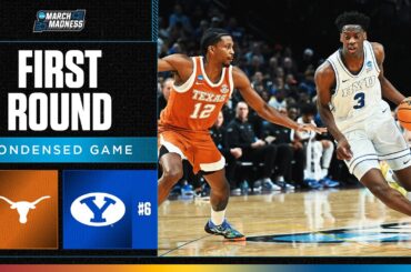 Texas vs. BYU - First round NCAA tournament extended highlights