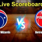 Washington Wizards vs Detroit Pistons Live Score - USA NBA