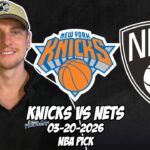New York Knicks vs Brooklyn Nets 3/20/26 NBA Free Picks & Prediction | NBA Tips
