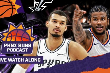 WATCHALONG: CLOSE GAME As Phoenix Suns Face Wemby & Spurs