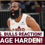 REACTION: James Harden With VINTAGE Performance as Cleveland Cavaliers AVOID Disaster in Chicago