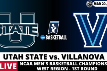 UTAH STATE VS VILLANOVA LIVE 🏀 NCAAM Basketball Game Score Radio Play-by-Play