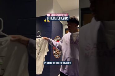 Which player-designed T-Shirt is the best? #pelicans #nba